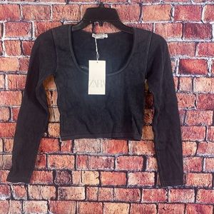 ZARA LIMITLESS CONTOUR COLLECTION SEAMLESS TOP